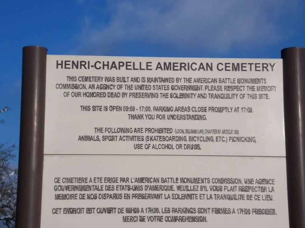 Henri-Chapelle American military cemetery