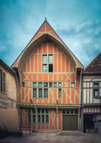 Troyes, France half-timber house