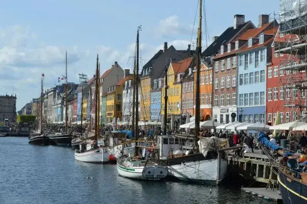 Nyhaven waterfront, Copenhagen, Denmark