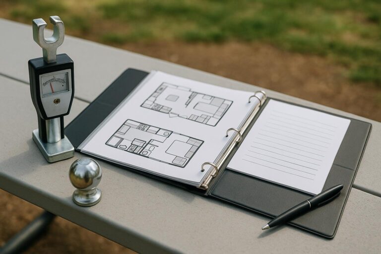 The 7-Point In-Person RV Shopping Checklist for First-Timers on a Budget