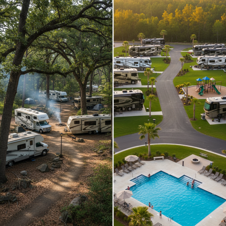 State Park vs Private Campgrounds: Where We Spend Our Money