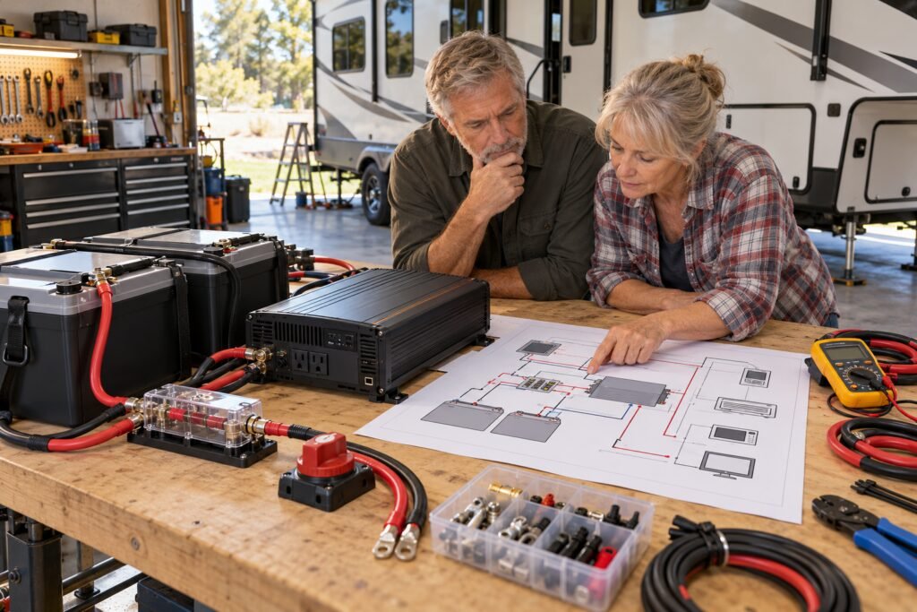 Choosing an RV Inverter: Pure Sine Wave, Surge, and 12V vs. 24V